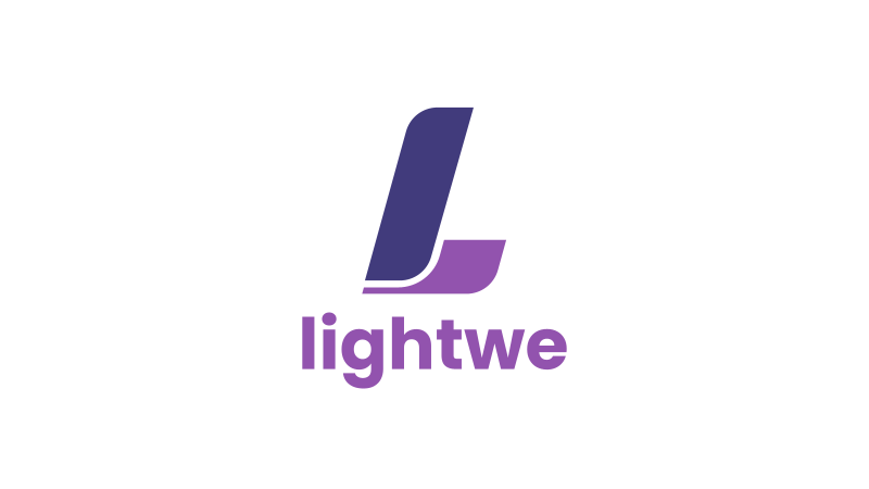 lightwe.com premium domain logo